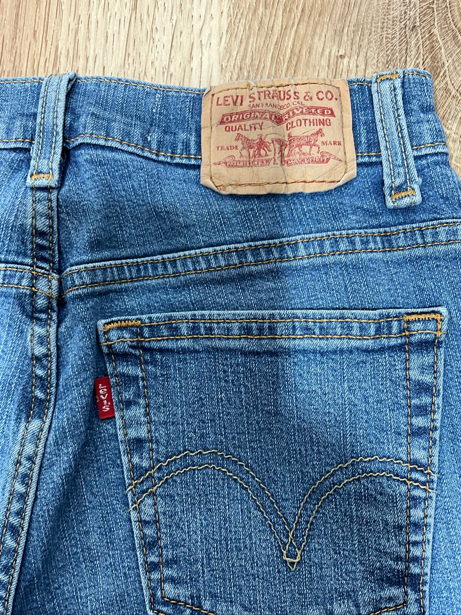 Levi's 550 Relaxed Tapered 6M MIS Vintage 99% Katoen Blauw lvh 076 – photo 9
